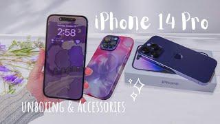 iPhone 14 Pro Deep Purple  | Aesthetic 