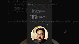 JavaScript Find Duplicates #azbytes #javascript #shorts