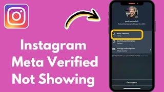 How To Fix Meta Verified Option Not Showing On Instagram