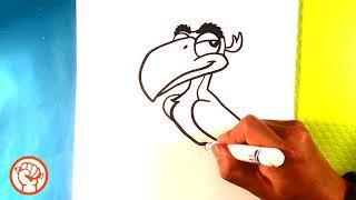How to Draw Lion King - Zazu - Disney - Easy Pictures to Draw