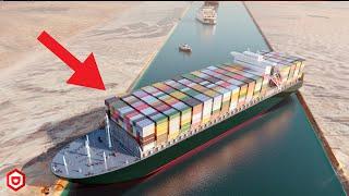 Kesalahan Paling Sepele Merugikan Triliunan Rupiah Perhari | Kapal Raksasa Nyangkut ditengah Kanal