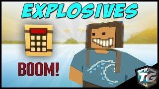 Unturned - How to Craft Explosives! [Funny Moments]