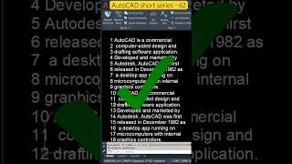 Automatic Text Numbering in AutoCAD | ️AutoCAD shorts - 62 #shorts #new #autocad