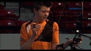 Luca Maran v Sjef van den Berg – recurve junior men gold | Las Vegas 2012 World Indoor Championships