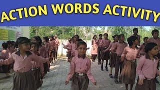 Action words Activity। Verb Activity for kids