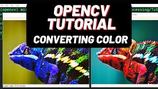 OpenCV Tutorial Part-2 : Converting Color Profiles (HSV GRAY RGB) - with code