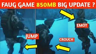 FAUG NEW UPDATE JUMP CROUCH | FAUG NEW UPDATE 450MB  |NCORE GAME| TDM UPDATE | TDM 5V5 UPDATE NEWS