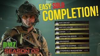 ALL Tier 1 White Lotus Missions Completed EASY and SOLO | Call of Duty Warzone 2.0 DMZ Season 2