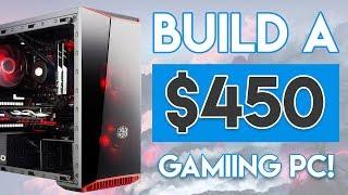 INSANE $450 GAMING PC BUILD 2018! [AMD Ryzen 2400G APU Build!]