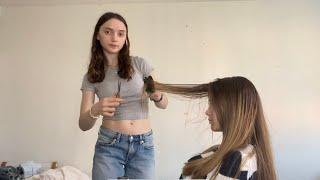 [ASMR] Haircut Roleplay ON A REAL PERSON‍️️