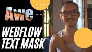 How to create an SVG text image mask  - Webflow Tutorial