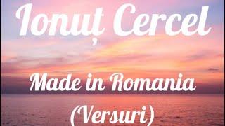 Ionuț Cercel - Made in Romania (Versuri)