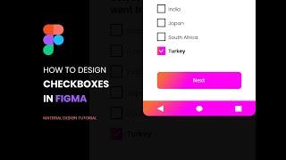 How to design checkboxes in Figma #MateriaDesign