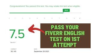 Fiverr English Skills Test 2021 |US English Basic Skills Test Fiverr 2021 Fiverr English Test 2021