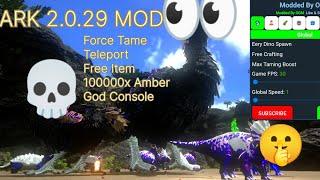 ARK MOBILE MOD 2.0.29 | GOD CONSOLE | AMBER | TELEPORT AND MORE.... 