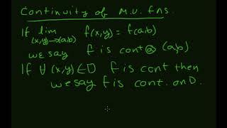 Continuity of Multivariate Functions