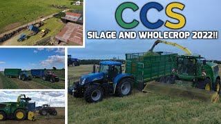 CCS Agri Services Silage & Wholecrop 2022 ~ 2 HARVESTERS ON THE GO!!