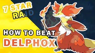 How to Solo Beat DELPHOX 7 Star Tera Raid Event | Build Guide ► Pokemon Scarlet & Violet