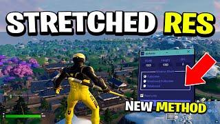 How To Get STRETCHED RESOLUTION in Fortnite Chapter 6! (Best Stretched Res)