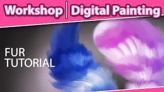 How to Paint Fur in Photoshop - Digital Painting Workshop