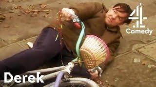 Learning To Ride A Bike | Derek | Channel 4 Comedy