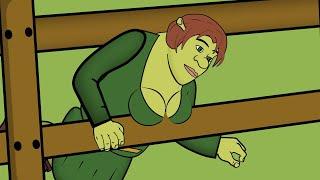 Shrek Becoming Canny (Fiona is stuck)| Animation