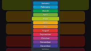 How to Pronounce the Months of the Year: American English