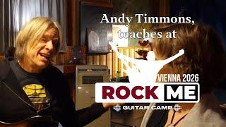  Andy Timmons Interview – His Experience with Guitar Camps & Rock Me Vienna 2026! 