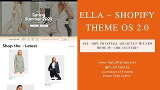 #49 - How To Install And Set Up The New Homepage 29 - Chic Couture?