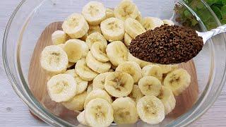 Whisk the banana with coffee and you will be satisfied with the result.  Very tasty #071