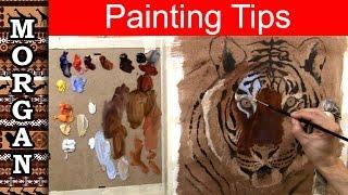 Oil Painting Tips - Blocking In  Under painting - Artist Jason Morgan