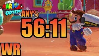 [WR] Super Mario Odyssey Any% Speedrun in 56:11