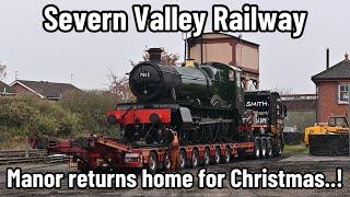 Severn Valley Railway | Erlestoke Manor HOME FOR CHRISTMAS! | 7812 back on SVR rails after WSR loan