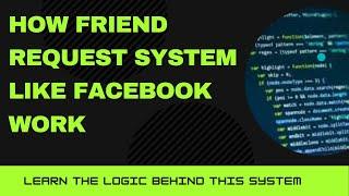 Friend request system like facebook