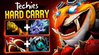 Hard Carry Techies 25 Kills +700 Attack Damage | Dota 2 Gameplay