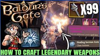 Baldur's Gate 3 - HUGE DISCOVERY - Craft INFINITE Legendary Gear & More - Secret Most Powerful Spell