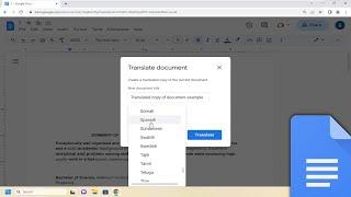 How To Translate Google Docs Document [Guide]