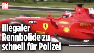 Formel2-Rennwagen rast über die Autobahn: Polizei sucht Fahrer | Tschechien