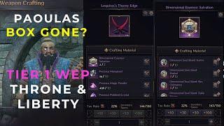 How to get guaranteed Weapon in Throne and Liberty Tier 1