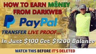 I Tried Dark Web Money Making Scheme / Legit Dark Web Financial Services / Dark Web PayPal Transfer