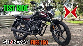 TEST RIDE SHINERAY FREE 150 EFI 2025, SERÁ QUE É BOA?