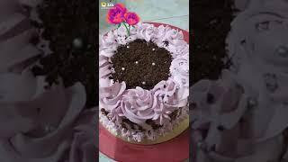 chocolate cake  with  colourful decoration ..#nai Udaan vlogs #yummy cake#Indian