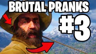 Brutal Pranks on NPCs #3 | Red Dead Redemption 2