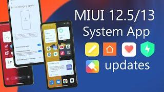 MIUI 12.5 New 5+ System Apps update | Launcher, Widget, Security, Notes | MIUI 13 System apps