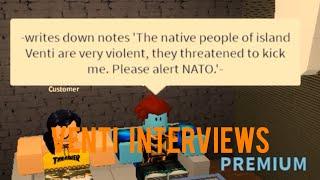 TROLLING AT VENTI INTERVIEWS ON ROBLOX