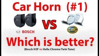 Bosch H3F vs. Hella Chrome Twin Tone - Car Horn Comparison #1