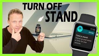 How to turn off the Stand Reminder on Apple Watch