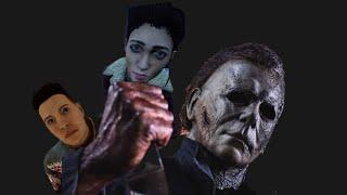 "GET ME OUT OF HERE"- Jumpscare Myers vs TTV's! Dead By Daylight