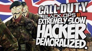 EXTREMELY SLOW HACKER DEMORALIZED. "COD TROLLING"