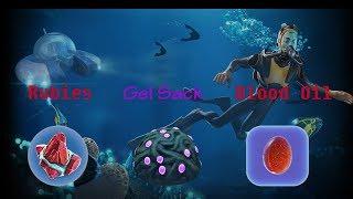 Subnautica guide- How to get rubies,Gel sacks and Blood Oil